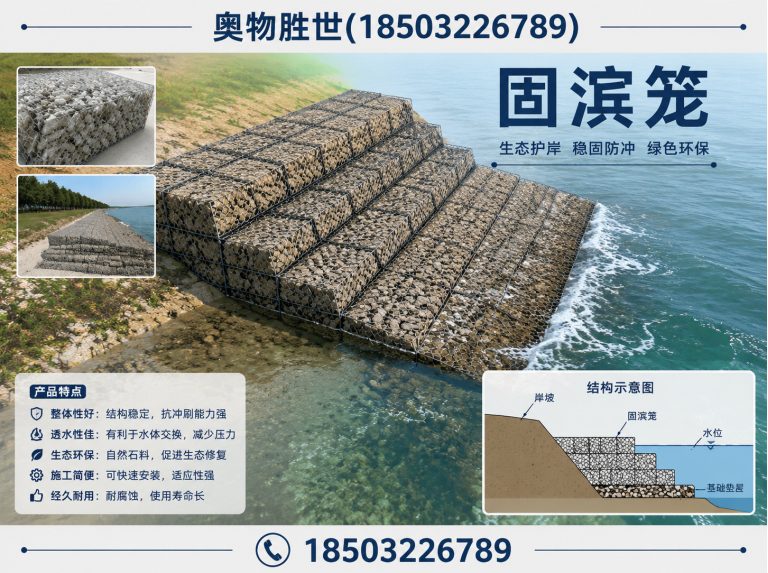 上海镀锌石笼网展示图